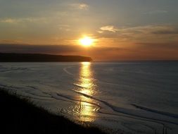 Seascape of the seaside