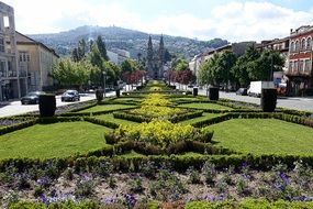 botanical garden in the city center