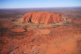 Uluru is one of the most impressive landmarks in Australia.