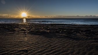 tranquil sunset in Andalusia