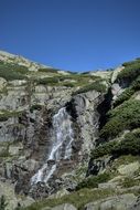 Tatry Bystre Sedlo Slovakia waterfall view