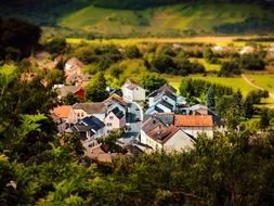 little village in german countryside