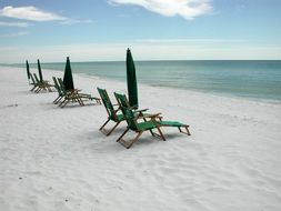 gorgeous sandy beach on the gulf coast in florida