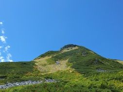 scenic landscape of Early Autumn mountain