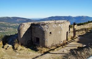 bunker on a ridge