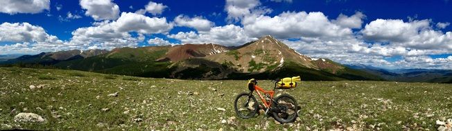 Bike on the mountain