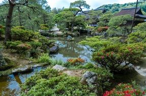 Ginkaku-ji Gardens in Japan