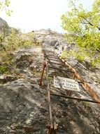 rock climbing platform
