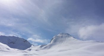 alpine snow distant view