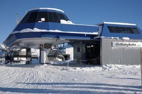 Ski area on mountains