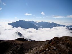 picturesque Mountains Clouds