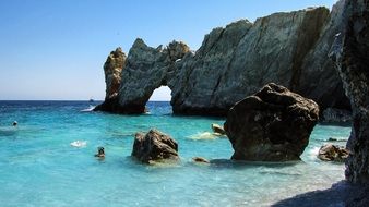 lalaria beach in Skiathos