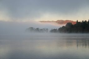 Landscape with Windermere lake