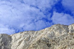 White rocks Blue sky view, dover, england