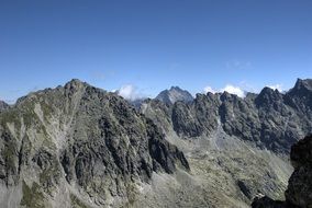 Mountain Tatry Bystre Sedlo Slovakia Panorama