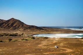 coastal landscape in Cape Verde