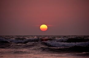 Sunset Beach Beach Sunset Water