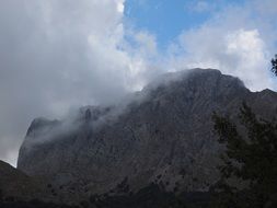clouds on Puig Major