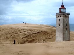 tower near the north sea in denmark