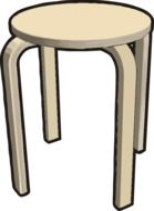 wooden stool drawing