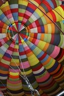 Colourful Cables on a hot air balloon