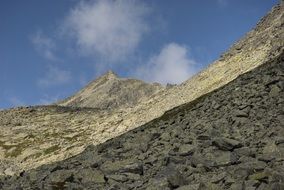 Tatry Bystre Sedlo Slovakia Mountain desert view