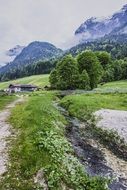 scenic landscape in upper bavaria