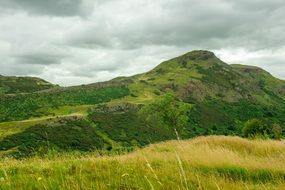 Green Rocks in Holyrood Park Edinburgh