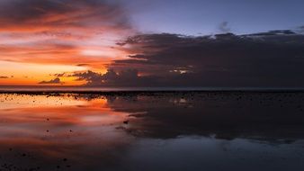 tranquil twilight landscape