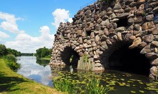 stone villa in Worlitz landscape park