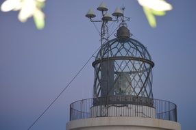 top of lighthouse in Costa Brava, Spain