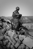 military in the desert