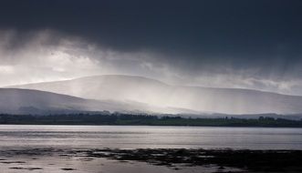 Landscape of the ocean coast in Ireland