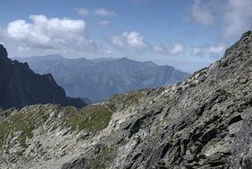 Tatry Bystre Sedlo Slovakia mountain cloud sky view