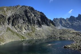 Tatry Bystre Sedlo Slovakia great mountain lake view