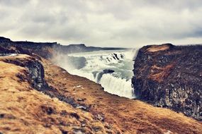wonderful Iceland Waterfall