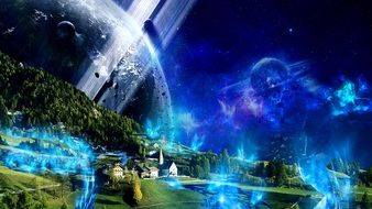 fantastic Space drawing