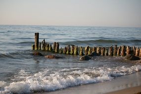 Wooden fence in the Ocean View