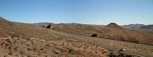 highway Road in Arizona Desert