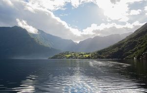 Landscape of Fjord,Norway