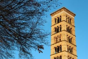 historic Norman tower in Potsdam