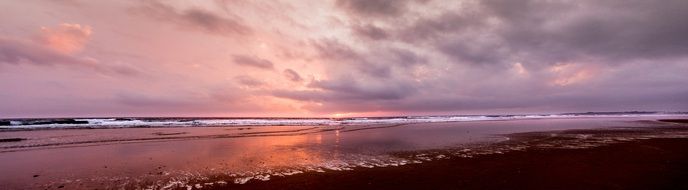 panoramic voice of the beach in Chiclana de la Frontera