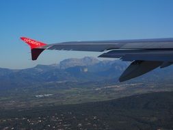 aerial view of mountain range in Mallorca