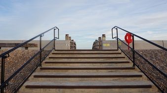 stairs on the beach