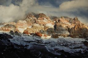 mountain glacier Aconcagua