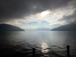 Lake in Switzerland