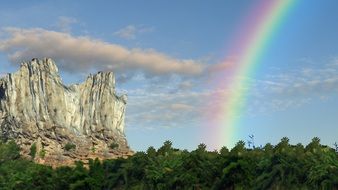 Fantasy Rainbow Landscape
