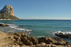 rocks on the Mediterranean coast