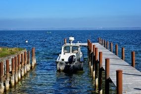 landscape of Boat on a port