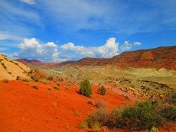 Scenic landscape of National Park in Utah